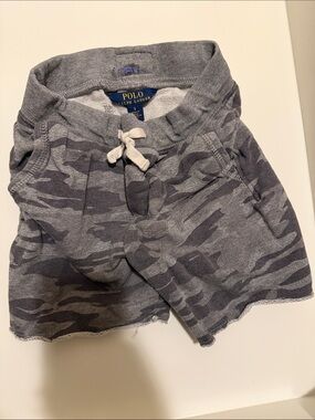 Polo by Ralph Lauren Gray Camo Knit Pull-On Shorts